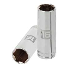 16mm 6-Point Long Socket, 3/8" Drive - A - View 4