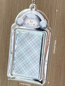 1 PC Cute Cat Card Holder Rock Bass Cute Cat Rabbit Card Holder - PVC Idol Chasing 3-Inch Small Card Storage Display Card Frame - Multicolor - View 10