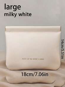 2件套自动密封防水化妆包、卫生巾袋、首饰袋、纸巾袋、耳机线袋、迷你口红信封零钱包、收纳包、旅行必备 - 彩色 - 查看 4