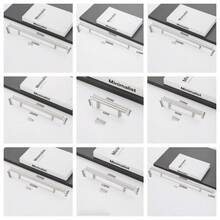 Brushed Nickel Cabnet Pulls Kitchen Cabinet Handles, Made Of Stainless Steel, Ideal For Cabnet, Drawer, Cupboard, 4 Pcs - Multicolor - View 4