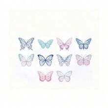 20pcs Colorful Butterfly Cake Decorations For Wedding, Birthday, Party - Multicolor - View 14