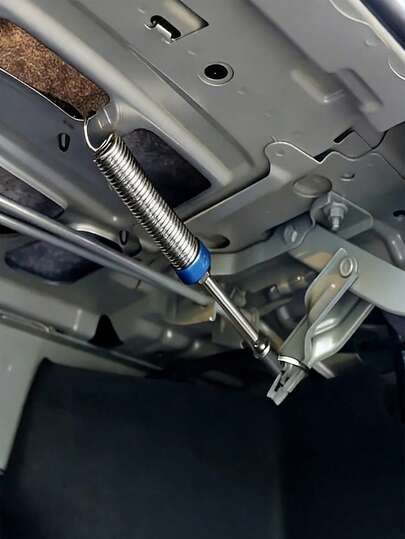 Adjustable Metal Blue Car Trunk Lid Lift Support Spring, Trunk Lid Lifting Device, Automotive Essential, Suitable For Sedans Without Hydraulic Lift Assist, Practical Car Accessory