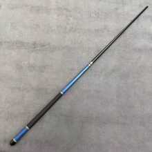 Taco de billar de 58 pulgadas, 1/2 pieza, disponible en azul y rosa púrpura, punta de 12.5 mm, 19 onzas, taco de billar con textura profesional - Azul - Ver 3