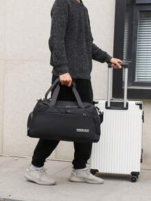 Travel Tote Bag/Backpack With Shoe Compartment, Unisex Sports Yoga Gym Bag, Large Capacity Weekend Travel Overnight Tote/Carry-On - Multicolor - View 9