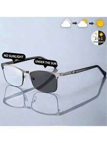 Kính thời trang nam, phù hợp để đeo hàng ngày. - quang điện - Xem 9