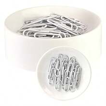 White Clipwell Magnetic Paper Clip Holder - Blanco - Ver 7