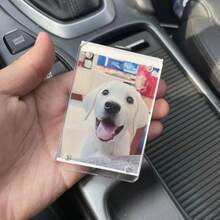 Magnetische Sonnenblenden-Fotoclips - passend für Fotos in Geldbörsenformat, ideal als Auto-Dekoration und Valentinstags-Geschenk. Autoaccessoires, Autodekoration. - A - Übersicht 7