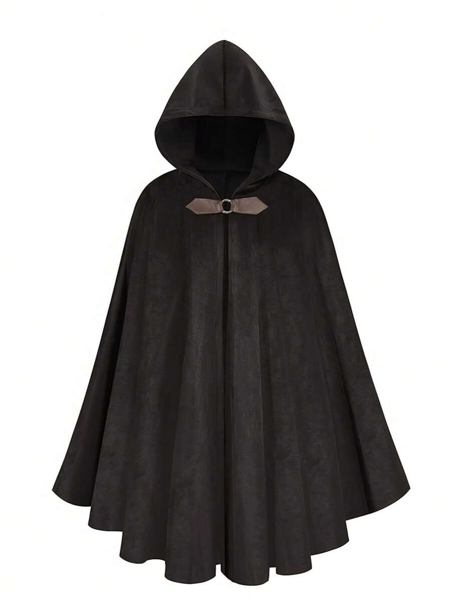 Medieval Pirate Robe Costume, Suitable For Easter Holiday Party, Unisex - Black - View 1