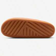 Nike Calm Slide Sandals Men's Black FD4116-001 | Pool & Beach Ready, Recovery Comfort - Burnt Orange - View 4