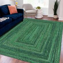 1 tấm thảm trải sàn cỡ lớn phong cách Bohemian - Mềm mại, thiết kế sọc nhiều màu, phù hợp cho phòng khách, phòng ngủ, văn phòng, sử dụng trong nhà và ngoài trời. - C - Xem 18