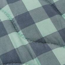 1件亲肤简约格子+花卉绗缝宽边夏季被，柔软细腻，吸湿透气，简约优雅，时尚空调被，轻盈透气夏季被 - 夜曲 - 查看 9