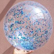 1 quả bóng bơm hơi PVC dùng cho bãi biển/hồ bơi, đồ dùng tiệc tùng, vật dụng cần thiết cho bãi biển, trò chơi hồ bơi. - A - Xem 7