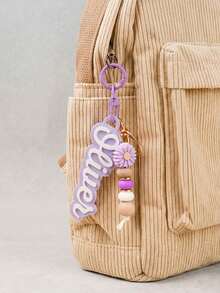 Móc khóa trang trí túi xách khắc tên cá nhân, móc khóa kỷ niệm tùy chỉnh cho ba lô, túi đựng tã và đồ du lịch. - Nhiều màu - Xem 4