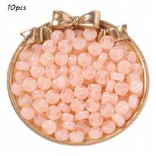 圆形树脂仿玉直孔算盘珠光环染色码头桶珠散珠扁珠DIY珠子材料配件 - 彩色 - 查看 8