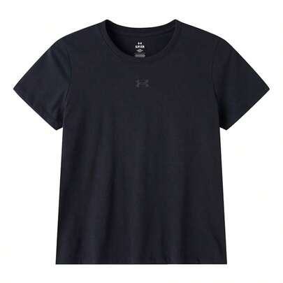 Under Armour UA W BRANDED SS Women's T-Shirt, Minimalist Comfortable Daily & Outdoor Commute Short Sleeve T-Shirt 1387316-001
