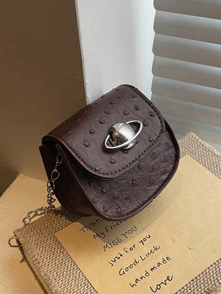 春夏新款迷你女士斜挎包，轻巧便携零钱包，口红盒，金属行星设计，高颜值迷你包，小钱包，金属行星设计，适合外出，可搭配饰品，节日礼物单肩包 - 彩色 - 查看 3