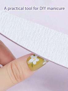 SGIAWETA-50pcs Nail Files, Double-Sided Nail Buffers, Professional Nail Care Tools Nail Shaping, Buffing, Polishing, Suitable Women Fingernails And Toenails, Home And Salon Use, Nail Art Supplies-Birthdaygift - 淺灰色 - 查看 9