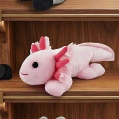 1pc Pink Axolotl Plush Doll, Graduation Gift For Students, Children's Festival Axolotl Doll Gift