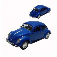 Herbie Beetle 53 Metal Toy Car For Kids With Opening Doors And Hood - 藍色 - 查看 1