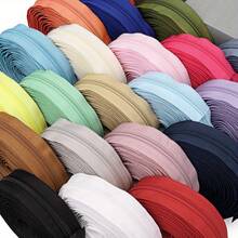 1 Set = 5m Zipper + 10pcs Metal Zipper Pulls, Colorful Nylon #3 Zipper With 10pcs Matching Metal Zipper Pulls, Suitable For Garments, Textiles, Bags - 5m Zipper + 10pcs Metal Zipper Pulls - View 3