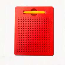 1 pieza Pincel magnético con bola rodante, fácil de dibujar líneas en la pizarra, limpiar para cambiar patrones, reutilizable, pizarra magnética portátil con bolas de acero suave, escritura digital, regalo de cumpleaños/festividad, obsequio - Multicolor - Ver 8