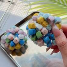 挤压式减压球玩具，适合儿童和成人，是理想的礼物，也是缓解焦虑、分享的绝佳选择。这款便携式玩具趣味十足，手工制作，是节日购物的理想之选。它非常适合在后院、露营或旅行中使用，是户外玩耍的好帮手。设计趣味，也是万圣节、感恩节和圣诞节的完美礼物，是圣诞节的最佳选择，是一款有效的减压球玩具。 - 彩色 - 查看 12