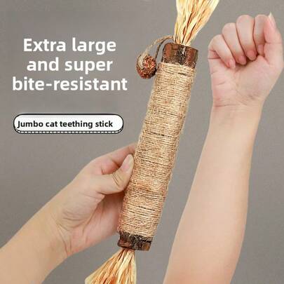 Cat Chew Stick Cat Toy, Dental Care For Kittens, Cat Wrapped Sisal Rope Scratch Toy