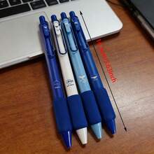 1 Box 4pcs Ocean Creature Gradient Retractable Ballpoint Pens, Sponge Soft Grip Anti-Slip Pens For Students & Office, 0.5mm Nib, Fashionable Signature Pens - Sets - View 3