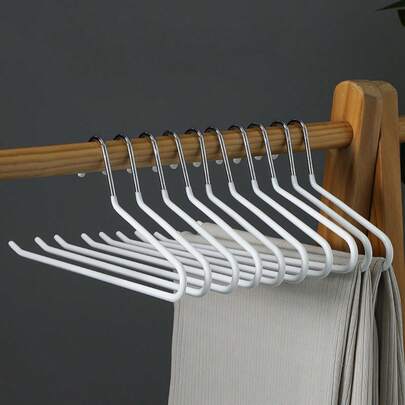 20/10/5 قطعة شماعات بنطلون، توفير مساحة، تصميم مشبك مفتوح معدني، شماعات جينز مانعة للانزلاق، جنسي، منظم تخزين خزانة للبنطلونات والسراويل الكاجوال والربطات، هدية مثالية