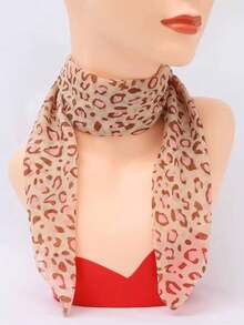 1 chiếc khăn bandana nữ thời trang xuân hè 2026, chất liệu chiffon in họa tiết da báo, kích thước 65*65 cm, phù hợp để sử dụng hàng ngày, khăn trùm đầu đa năng, được ưa chuộng để tạo kiểu tóc. - Nhiều màu - Xem 20