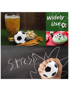 1/3 piezas Mini pelotas deportivas de espuma, pelotas de fútbol apretables para el estrés, pelotas para apretar para el estrés, recuerdo de fiesta de fútbol, juguetes antiestrés, juegos de pelota, pelotas de fútbol apretables para el estrés, excelentes pelotas antiestrés para aliviar la tensión, premios de carnaval - Multicolor - Ver 4