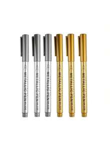 Elegant Gold And Silver Calligraphy Pen - Waterproof Shiny Ink Suitable For Wedding, Birthday, Father's Day Cards, Writing Heartfelt Thank You Letters For Mom, Invitations, Envelopes And DIY Crafts - View 14