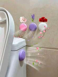 1包（1/5/10个）固体空气清新剂，浴室除臭剂，卧室衣柜，汽车，家居，卫生间香薰，可替换式 - 多色 - 查看 1