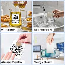 3pcs Size 1.97'' X 3.15'' (50x80mm), Stickers, Suitable For White Square Stickers Compatible With M110, M120, M200, M220, M221 - View 5