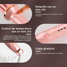 Rizador de Cabello Automático Profesional – Ondas Perfectas y Peinado Fácil en Casa ‍♀️✨ - Tipo de Enchufe A Japonés (100V) - Ver 3