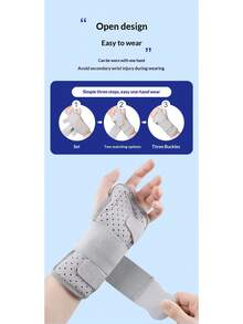 1pc Dual Aluminum Plate Support Wrist Brace, Wrist Joint Stabilizer Wrist Sleeve, Suitable For De Quervain's Tenosynovitis, Mouse Hand - Multicolor - View 8