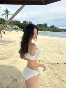 Women Bikini Sets - 白色 - 查看 2