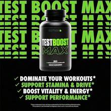 SCULPTnation TESTBOOST MAX - Plant-Based Testosterone Supplement, 60 Capsules For Stamina & Vitality - 1件 - 查看 3