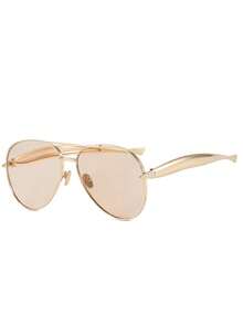 1 chiếc kính thời trang nam kiểu dáng cổ điển mới, gọng kim loại Wayfarer hai cầu, kiểu dáng trưởng thành, ổn định, cá tính, đa năng, phù hợp đeo hàng ngày, dự tiệc, đi chơi, lái xe, chống tia UV. - Nhiều màu - Xem 2