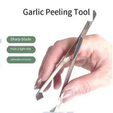 Dụng cụ bóc vỏ tỏi bằng thép không gỉ - Dụng cụ bóc vỏ tỏi đa năng sắc bén, có thể loại bỏ vỏ và tép tỏi. Dụng cụ nhà bếp. - Nhiều màu - Xem 8