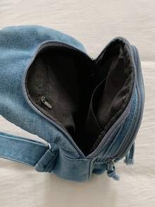 YOONI INS Star Embroidery Shoulder Crossbody Chest Bag, Women Mini Backpack Casual Versatile Small Bag - Multicolor - View 10