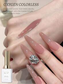 MISSMONDAY 1瓶15毫升透明粉色凝胶指甲油，持久耐用，可浸泡在LED/UV灯下，女士家用美甲沙龙礼品 - 珊瑚粉 - 查看 9