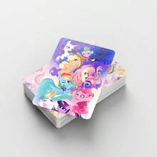 92张洛丽塔风格贴纸套装，粉紫色系一次性收藏，包含暮光闪闪和瑞瑞等热门角色的生动插画，贴纸质感细腻。 - 彩色 - 查看 3