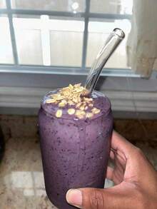 8pcs Glass Straws With 2pcs Straw Cleaner Brushes, Clear Reusable Glass Straw, Bent And StraightGlass Straws - View 2