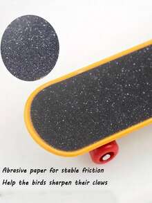 1pc Bird Toy, Bird Training Toy, Parrot Skateboard - View 7