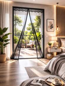Magnetic Mosquito Net For Doors – Insect Screen Curtain With Magnets, Easy Installation Without Tools - 彩色 - 查看 2