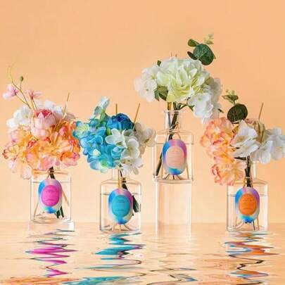 1 pieza Difusor de aroma de flor preservada de gran capacidad de 200ml, difusor de fragancia de larga duración para el hogar, la habitación, el dormitorio, decoración elegante, regalo de inauguración de la casa, decoración de boda, regalo para amigos, mujeres, decoración del hogar, regalo de cumpleaños, tanto fragancia como pieza de arte