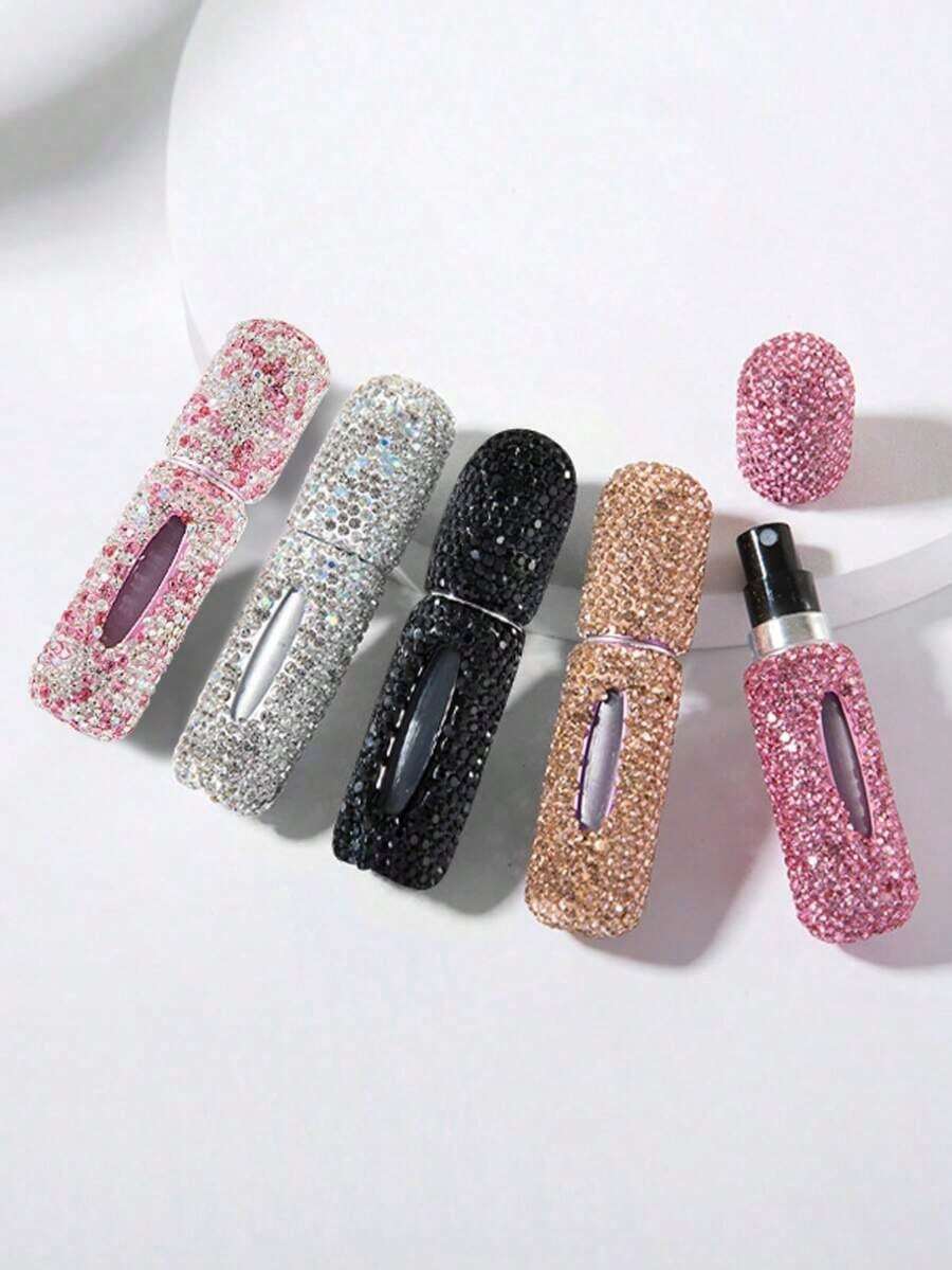 1pc Refillable Travel Perfume Spray Bottle, Portable Perfume Pump, Fragrance Empty Spray Bottle, Suitable Travel And Outings, Travel Essential, Back To School Perfume Bottle, Home & Bathroom Decor - 多色-7 - 查看 1