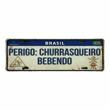 Fun Decorative Wall Plaque In MDF, 40x13cm, With A Phrase For The Barbecue Corner. - 13 - View 2