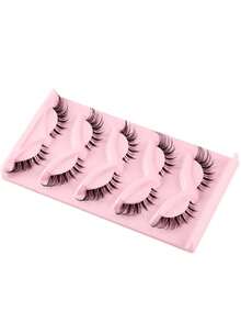 5对透明纤长假睫毛，自然打造精致芒果眼妆，瞬间放大并提亮双眸。 - 查看 5